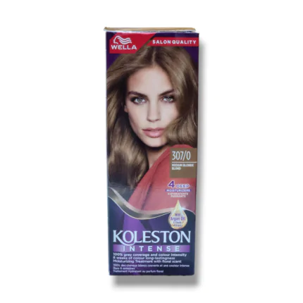 Wella Koleston Hair Color - Medium Blonde 307/0 110ml